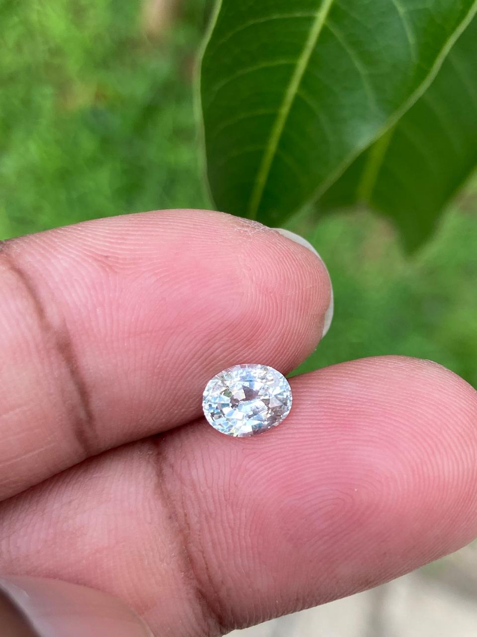 Natural White Sapphire - Image 2